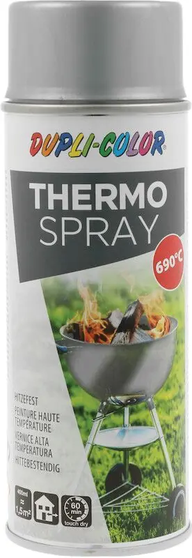 Eniten Myyty Kuumankestomaali Thermo Silver 690 Hopea 400ml