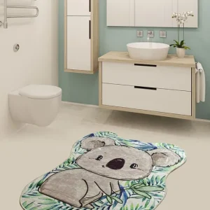 Turvallinen Maksu Asir kylpymatto Koala, 80x100 cm