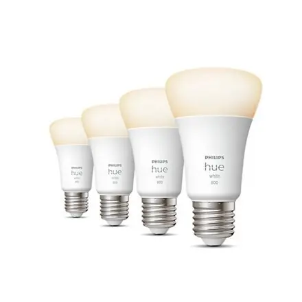 Philips Hue E27 LED-älylamppu, 9W, 800lm, 4 kpl Älä Missaa