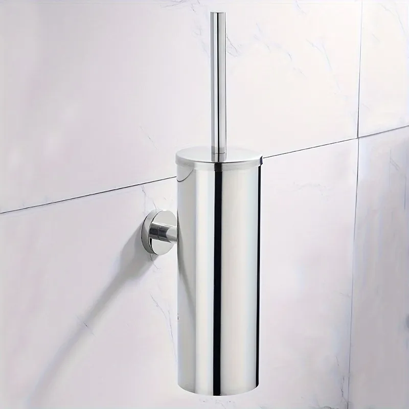 1 kpl 304 ruostumaton teräs WC-harjasetti, WC-harja ja pidin., Ryškus Suosittu