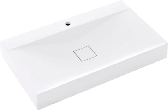 Asiakkaiden Suosikki Mexen Poli päälle asetettava komposiittipesuallas 1/O 100 x 48 cm, valkoinen - 23021001