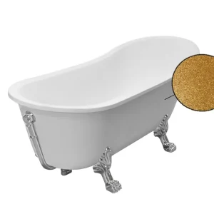 Kylpyamme Besco Olaya Glam 160, Gold+Chrome Osta Nyt