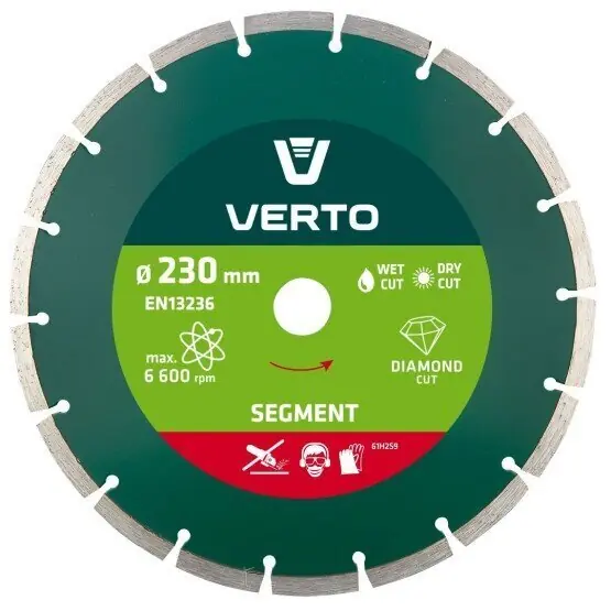Timanttilaikka betonille 230mm Sertifioitu