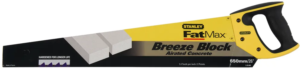 Betonisaha 650mm 1,2TPI, Stanley Alennettu