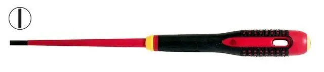 Flash-Tarjous Eristetty ruuvimeisseli ERGO™ SLIM urallinen 1,2x6,5x150mm 1000V VDE suora