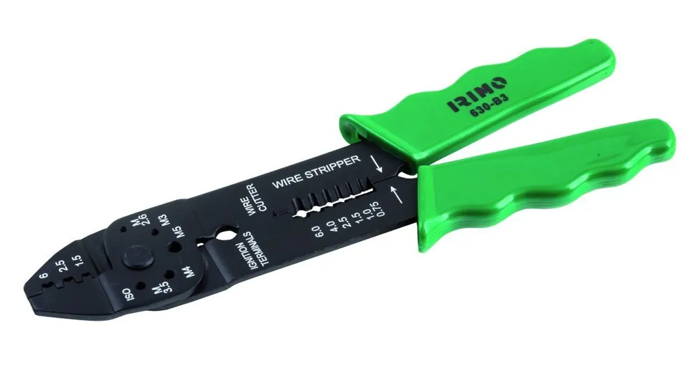 Puristuspihdit 220 mm eristämättömiin faston-tyyppisiin liittimiin. Leikkaus M2.6-M5.0. Kuoritus 0,75-6,0 mm2. Irimo läpipainopakkaus Korkea Laatu