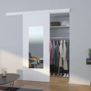 Halpa Hinta ADRK Furniture Nela 76 -liukuovi, valkoinen