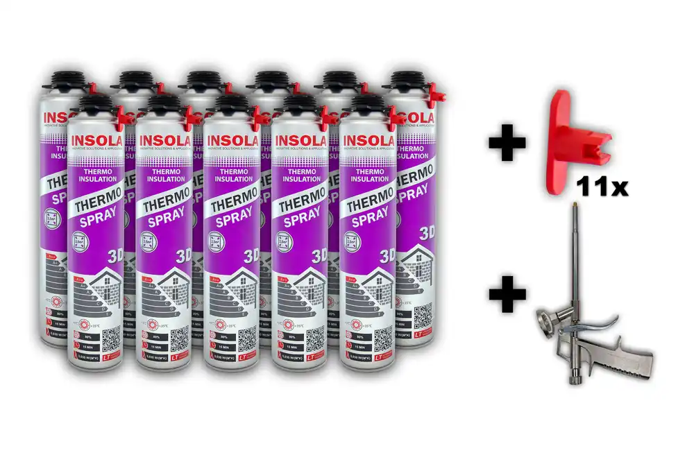 Spray lämmöneristyssarja INSOLA 3D Plus Nopea Toimitus