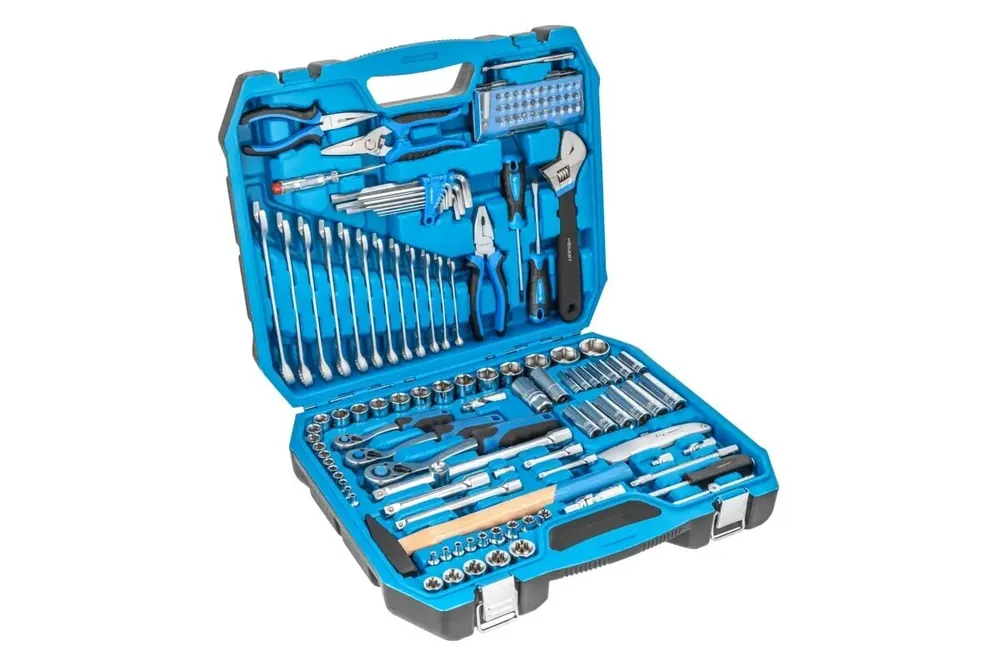 Löytö Työkalusarja 131 kpl, 1/2" 3/8" 1/4", Hoegert HT1R439