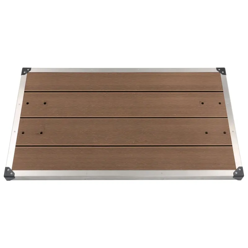 Lähetetään Heti vidaXL Ulkosuihkualusta WPC ruostumaton teräs 110x62 cm ruskea
