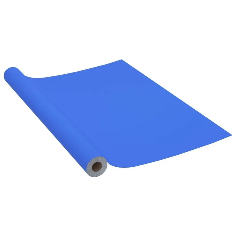 Päivän Tarjous vidaXL Itseliimautuva huonekalukalvo korkeakiilto sininen 500x90cm PVC