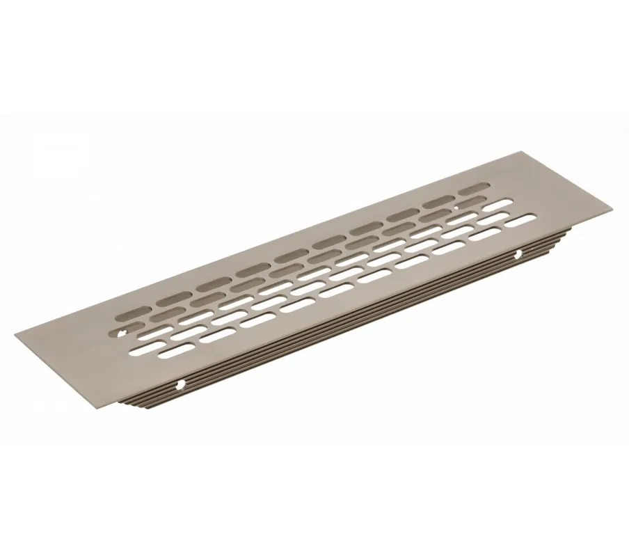 Tuuletusritilä 245 x 60 mm, vaalea antrasiitti, KK-W60245-24, GTV Heti Saatavilla