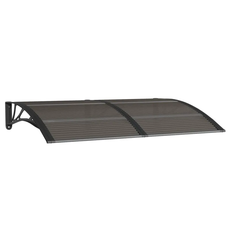 vidaXL Ovikatos musta 150x100 cm polykarbonaatti Päivän Tarjous
