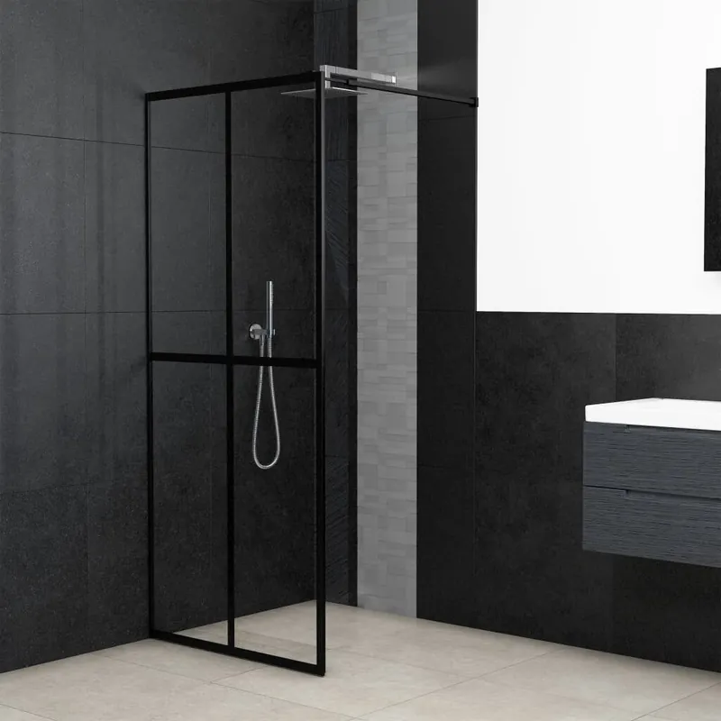 Halpa Hinta vidaXL Walk-in Suihkun seinäke kirkas karkaistu lasi 90x195 cm