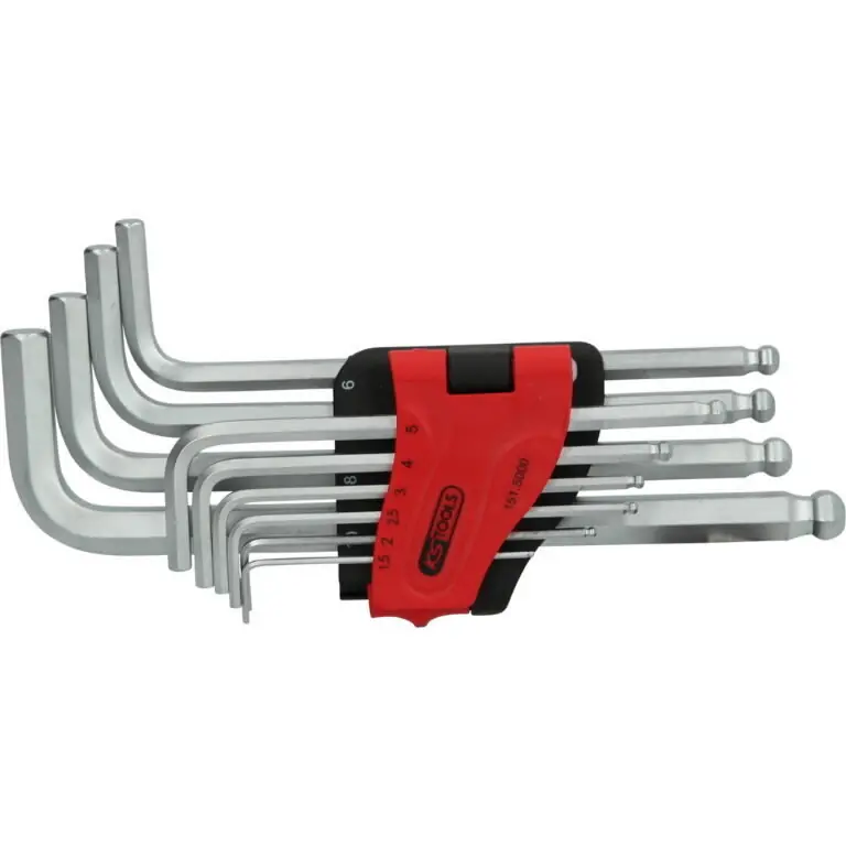Poisto L-avainten kuusikulma sarja 1,5-10mm, 10kpl, pitkät, KS Tools