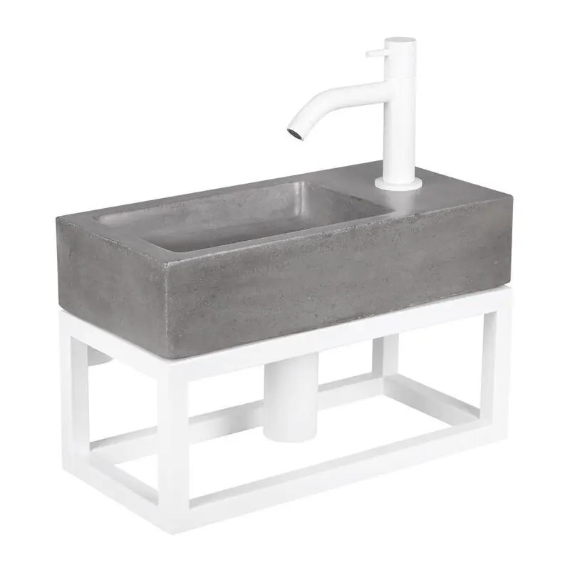 Pesuallassarja DIFFERENZ Juti Concrete 38,5 cm Uusi Kokoelma