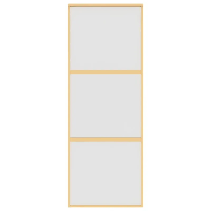 Liukuovi kultainen 76x205cm lasi ja alumiini 155151 Sertifioitu