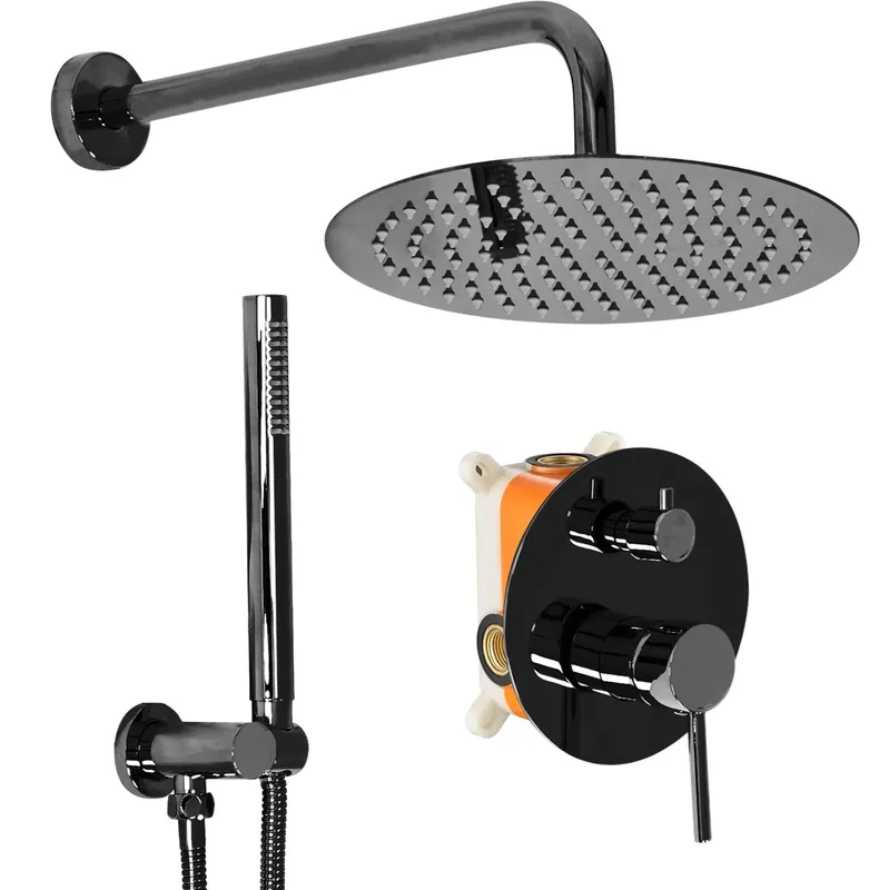 Ajankohtainen Rea Lungo Metal Metallo Black + Box Suiskutussarja