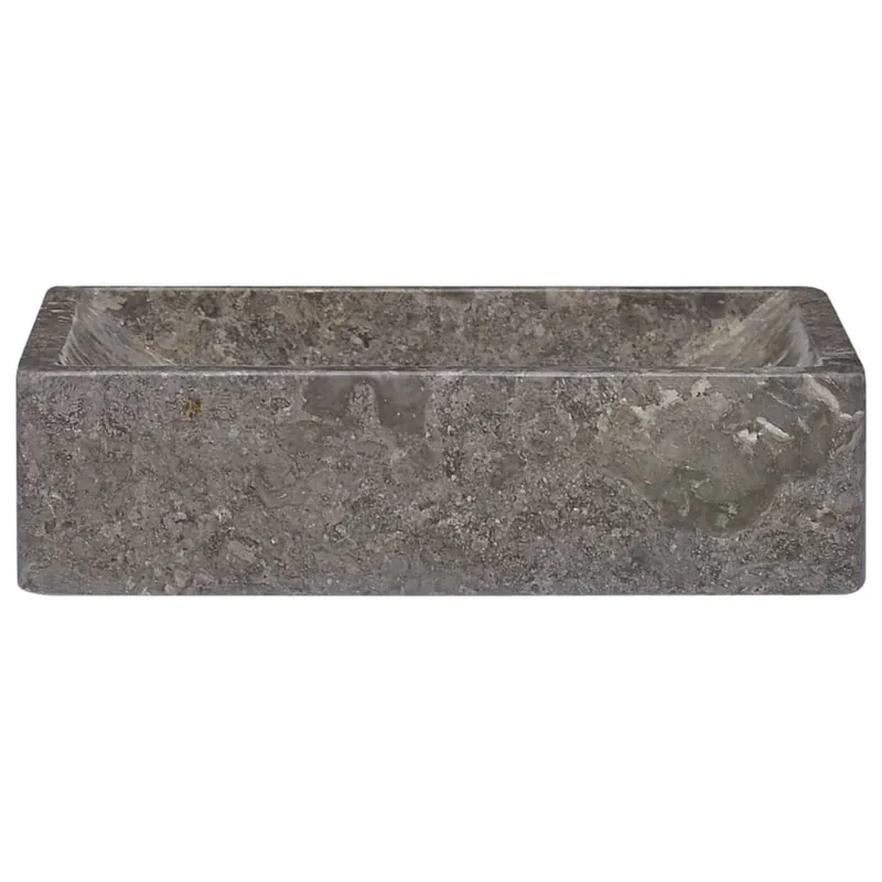 Alennus vidaXL Pesuallas 45x30x12 cm marmori korkeakiilto harmaa