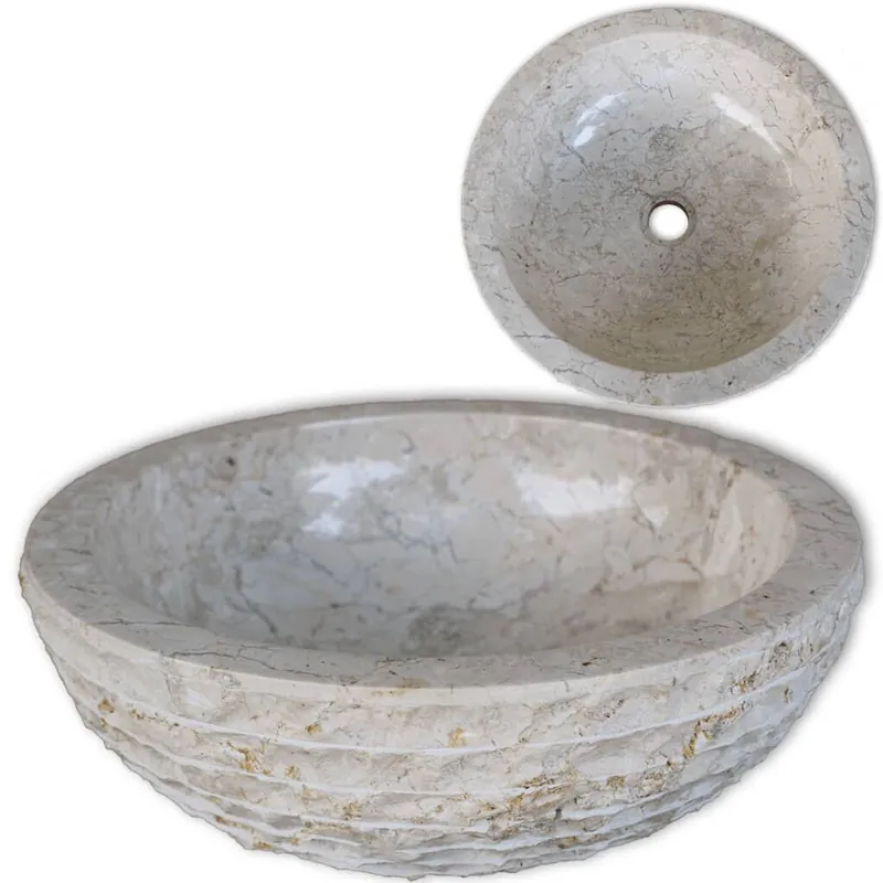 Aito Pesuallas, 40 x 15 cm, marmori, kermanvärinen