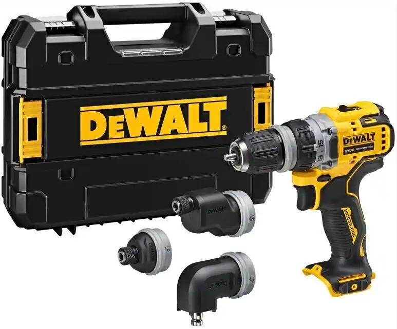 DEWALT Percussioniväännin monipäillä XR 12V 3Ah Li-Ion harjaton DCD703L2T-QW Pakollinen (Must-Have)