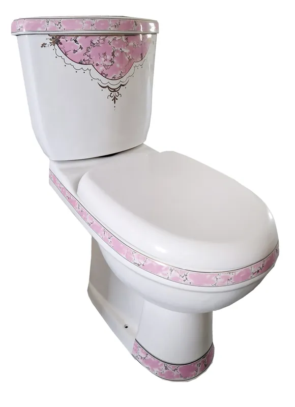Kuuma Tarjous WC 3308-PF koristeltu, hitaasti liikkuvalla kannella