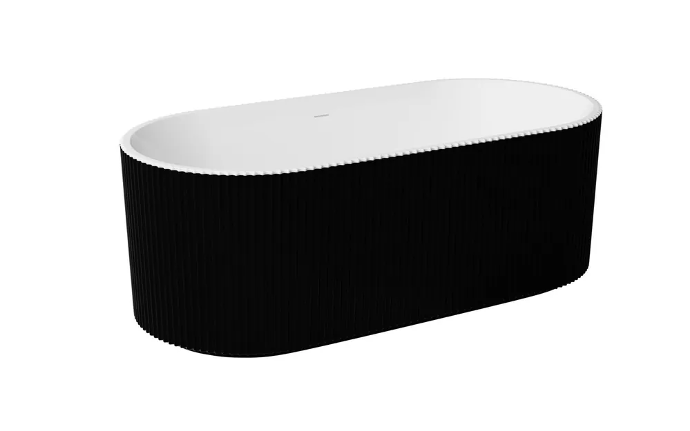 Kylpyamme Besco Giuliana B&W, 170x80 cm Pikatoimitus