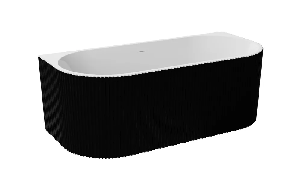 Kylpyamme Besco Leya B&W, 170x78 cm Korkea Laatu