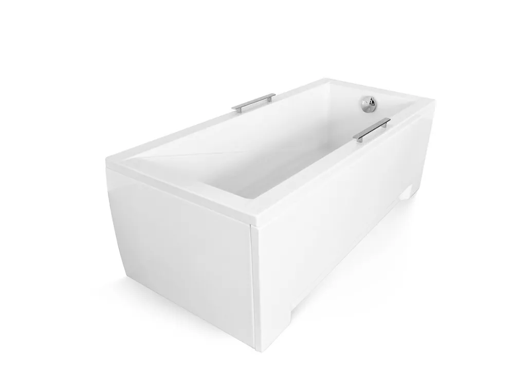 Halpa Kylpyamme Besco Modern koristelistoilla, 120x70 cm