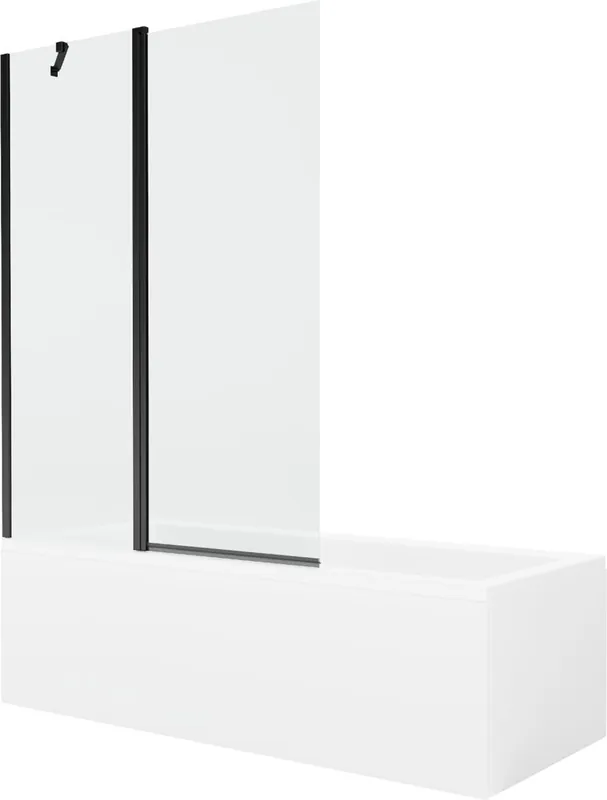 Alennus Kylpyamme Mexen Cubik paneeleilla ja lasiseinällä, 150x70 cm + 120 cm