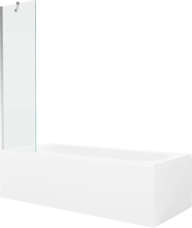 Kylpyamme Mexen Vega paneeleilla ja lasiseinällä, 170x70 cm + 50 cm Vain Rajoitetun Ajan