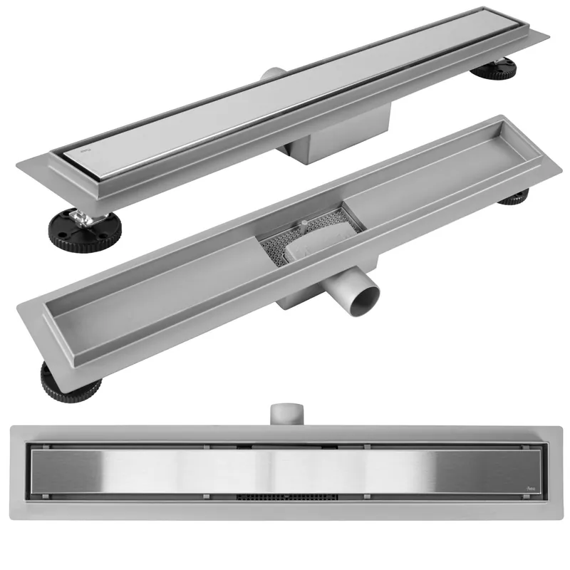 Tehdashinta REA Neox Linear Drain, HARJATTU TERÄS 50