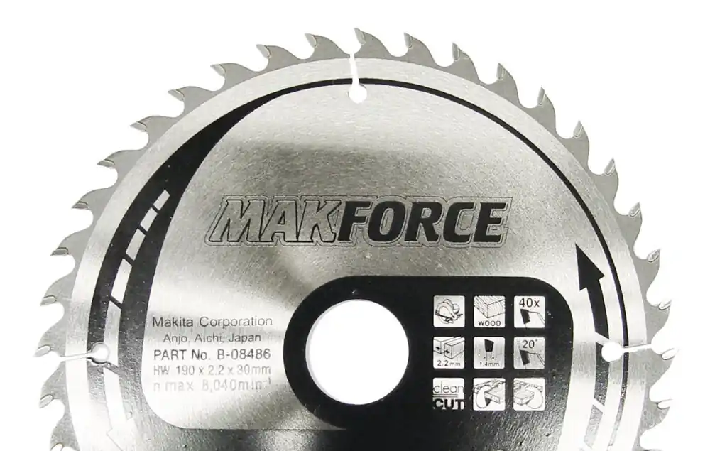 B-22006 Pyörösahanterä HM 136 mm, Z-36 Makita, Unique Pakollinen (Must-Have)