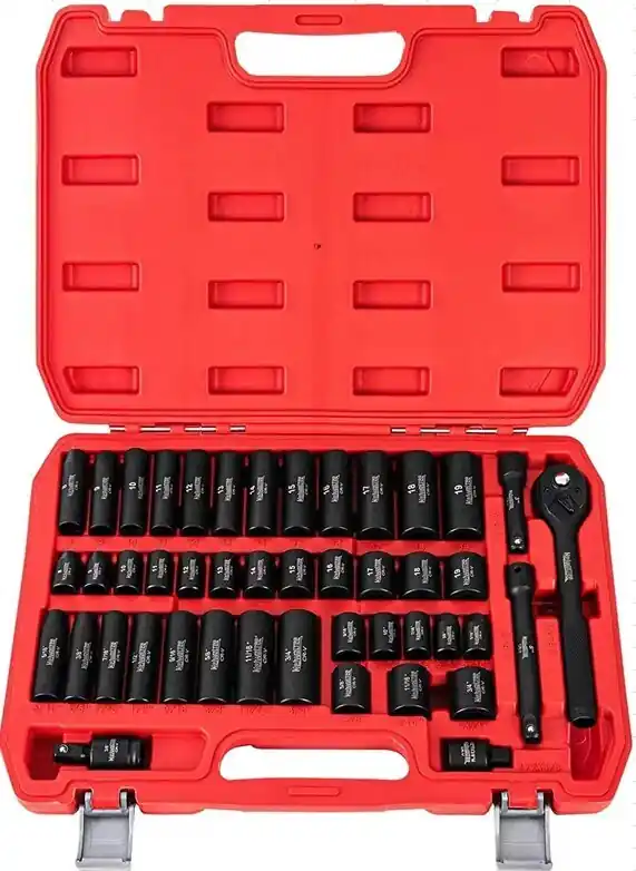 Iskupistorasioiden ja kiintoavainten sarja Meiwaltee 5/16" - 3/4" 8 mm-19 mm CrV 45 kpl. Alennus