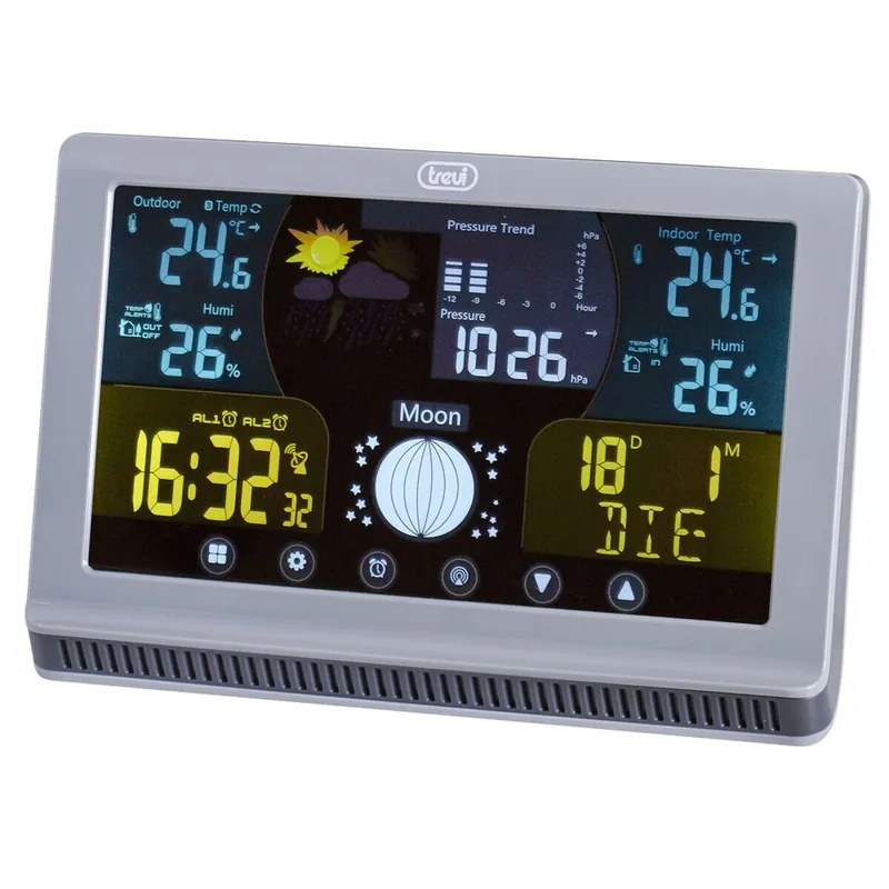 Monitoiminen sääasema Trevi 3P70 RC Grey Pakollinen (Must-Have)