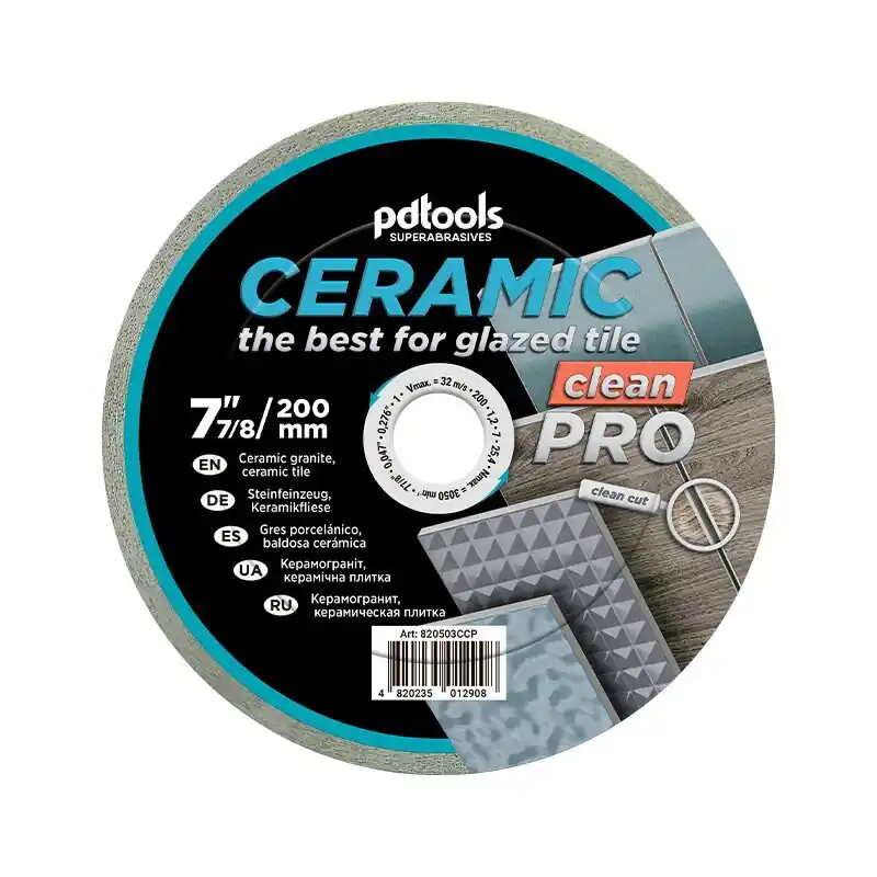 Ajankohtainen Timanttiterä CLEAN PRO, märkäleikkaukseen, Ø200 mm, 25.4 mm