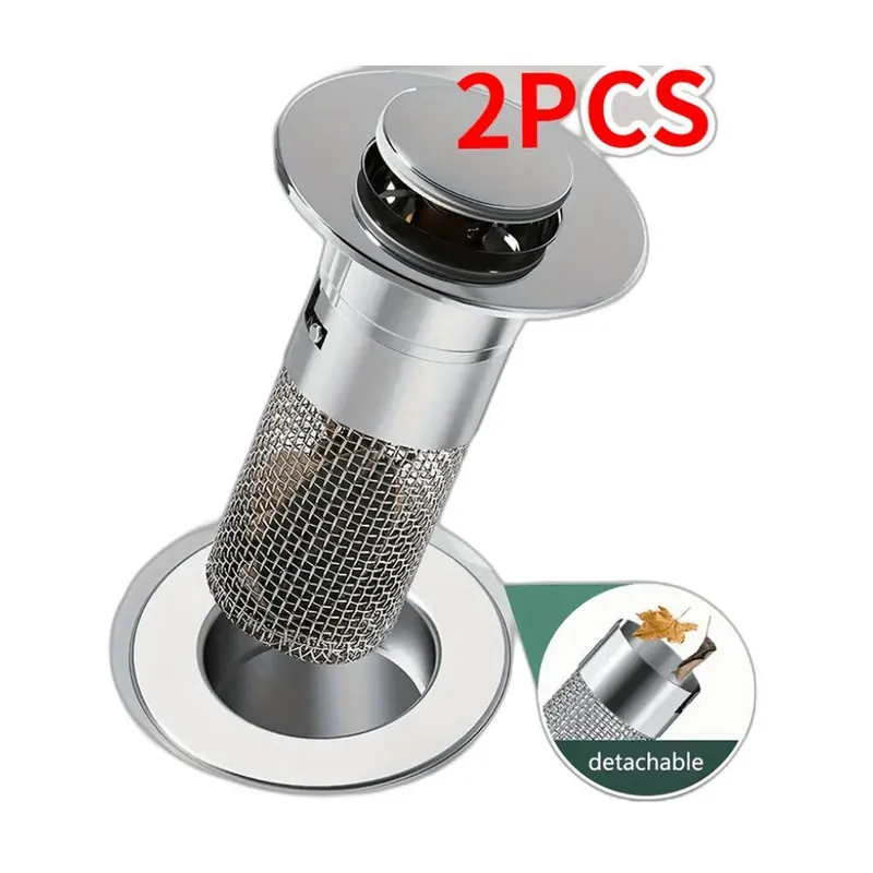 2 kpl Pomppu Pesuallaspesuallassuodatin, Hiusten Estäjä Alennus