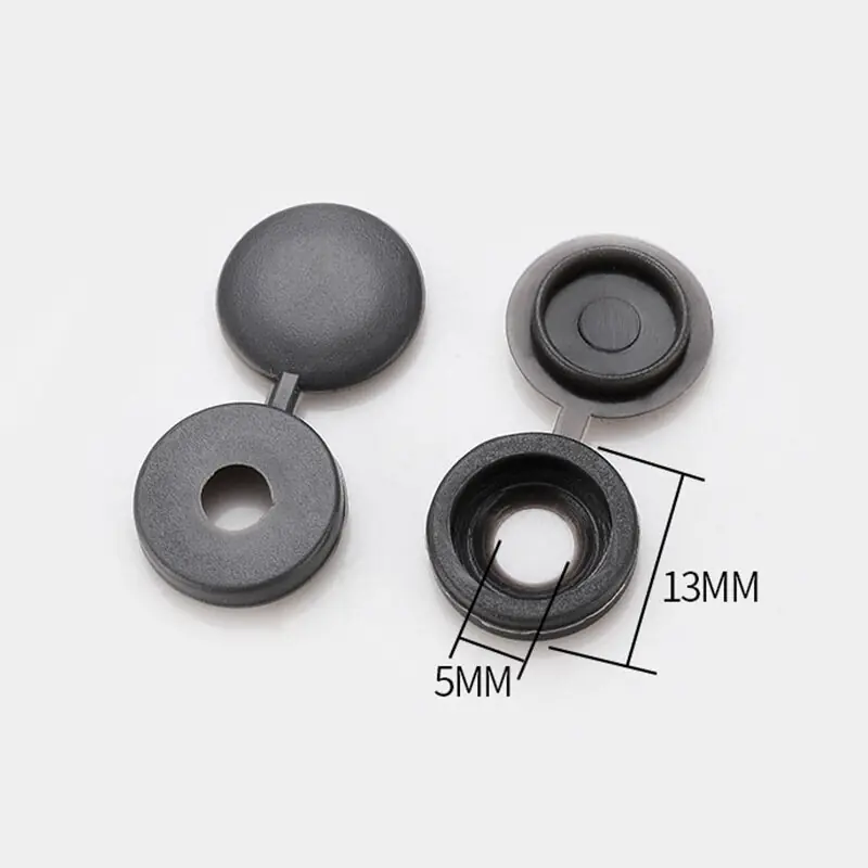 Halpa Muoviset ruuvinsuojat, 100 kpl, 100vnt Heavy Grey