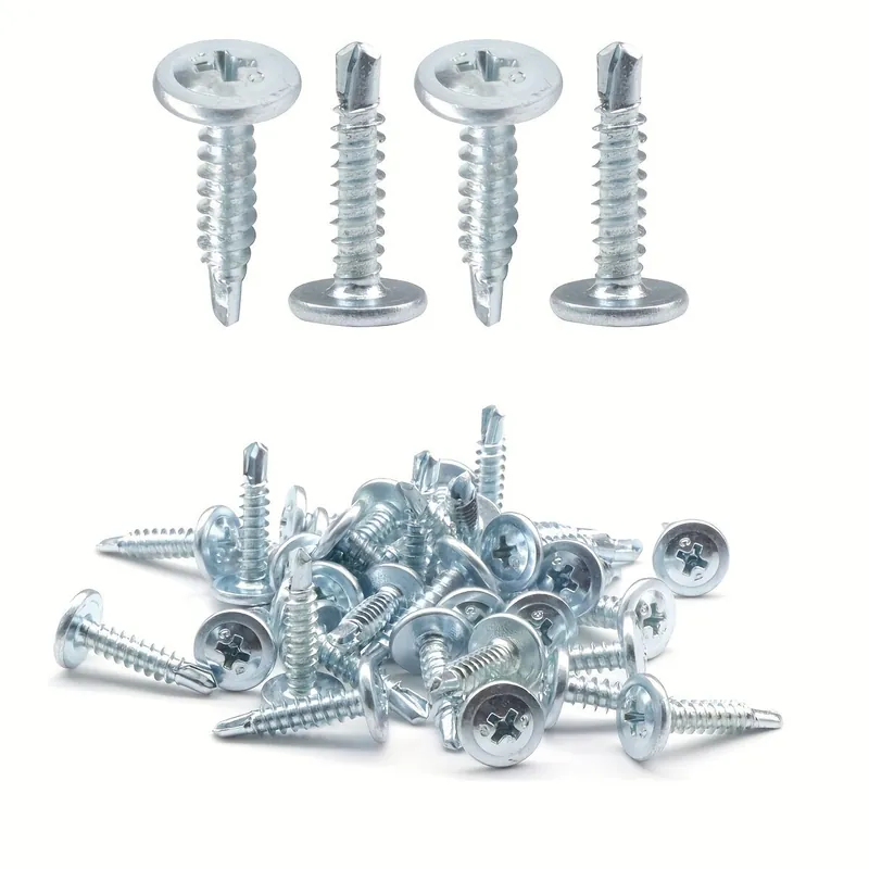 Uusi Kokoelma Itseporautuvat ruuvit, 100 kpl, 8 x 5/8 (4,2 x 16 mm)