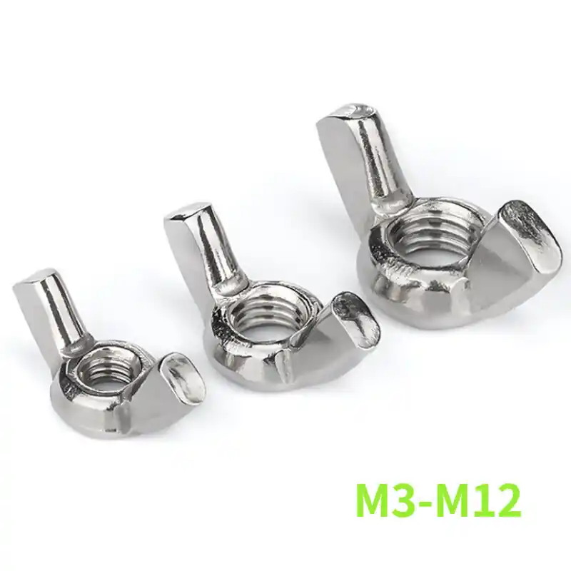 Kausialennus Siipimutteri DIN315, M12-5PCS