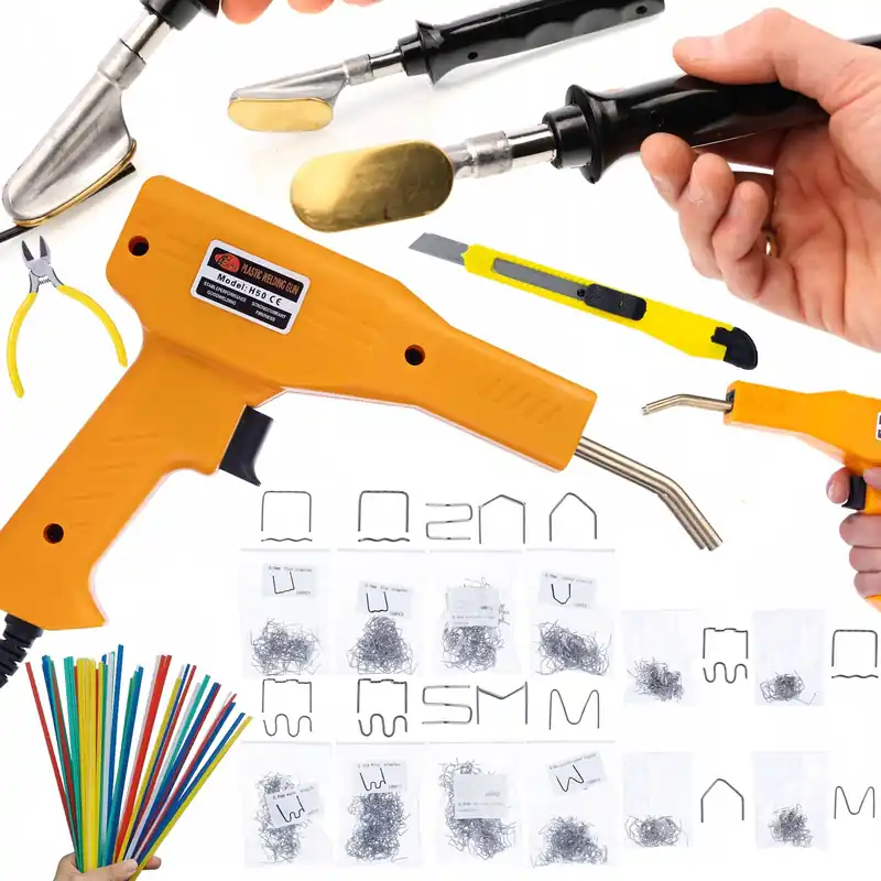 Setti Rosfix Prowelder Kit Mini – Muovin hitsauspaketti, 800 niittiä, 5 täytetyyppiä Tarjoushinta