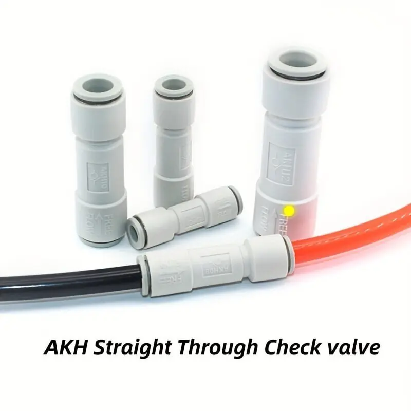 1kpl SMC Tyyppi Yksisuuntaventtiili Ilmapalautusventtiili Pneumaattiset Liittimet 4mm-12mm, AKH04-00/4MM Alkuperäinen