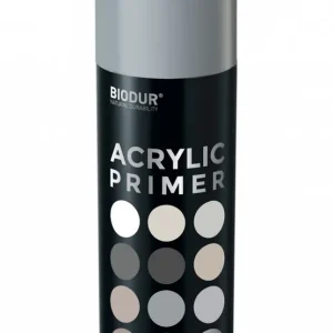 Biodur akryyli pohjamaali harmaa spray 400ml Osta Tänään
