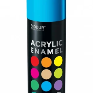 Biodur Akryyli emali sininen kuten taivas spray 400ml/RAL 5015 Paras Hinta