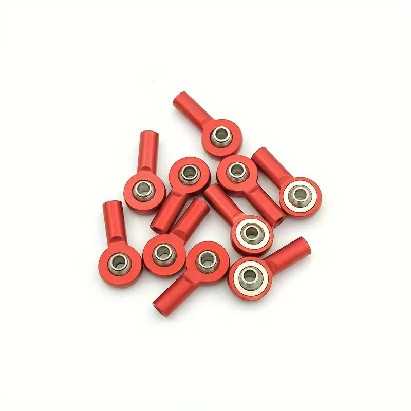 5kpl Metallipallo Pääsoljet, M2 Yleispäät, 2mm Ohjaustangon Tuki, Raudona Alkuperäinen