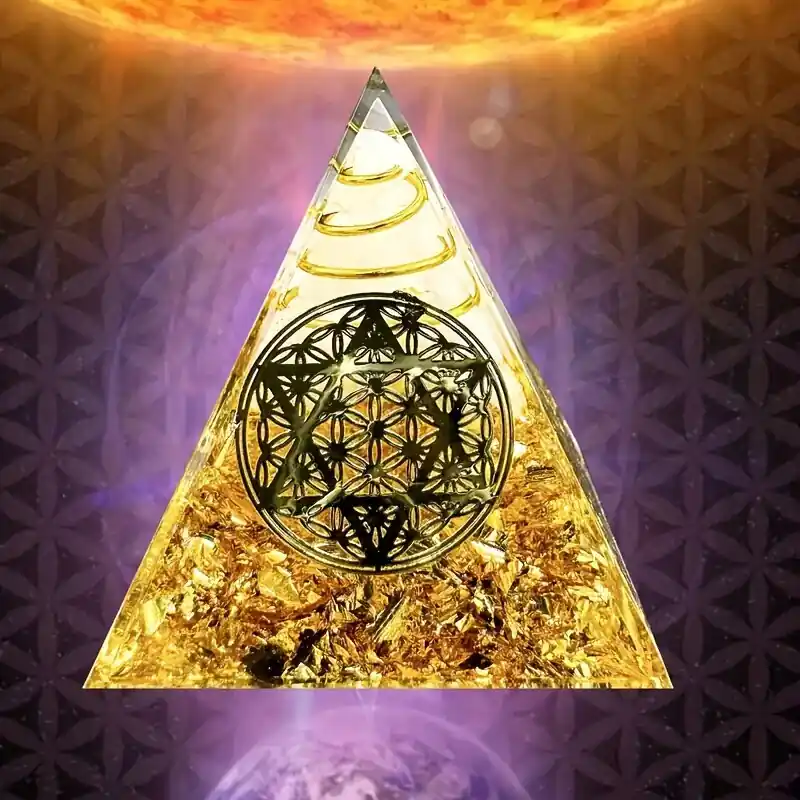 1kpl Orgooni Valkoinen Kide Chakra Pyramidi - Edistää Rauhaa, Kasvua & Voimaa Parantaminen & Rentoutuminen Meditaatio Apu Onneen & Menestykseen Koti Sisustus Osta Verkossa