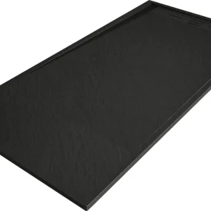 Aito Mexen Amon SMC suorakulmainen suihkuallas 150 x 70 cm, musta - 4F707015