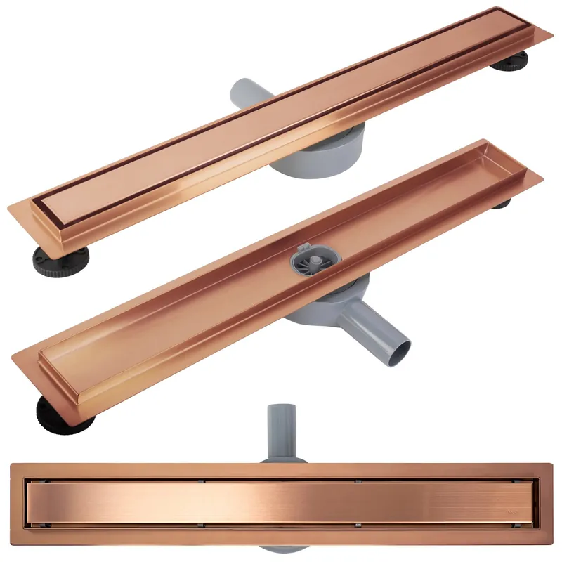 Linear Drain Rea Neox Pro 700 Brush Copper Löytö