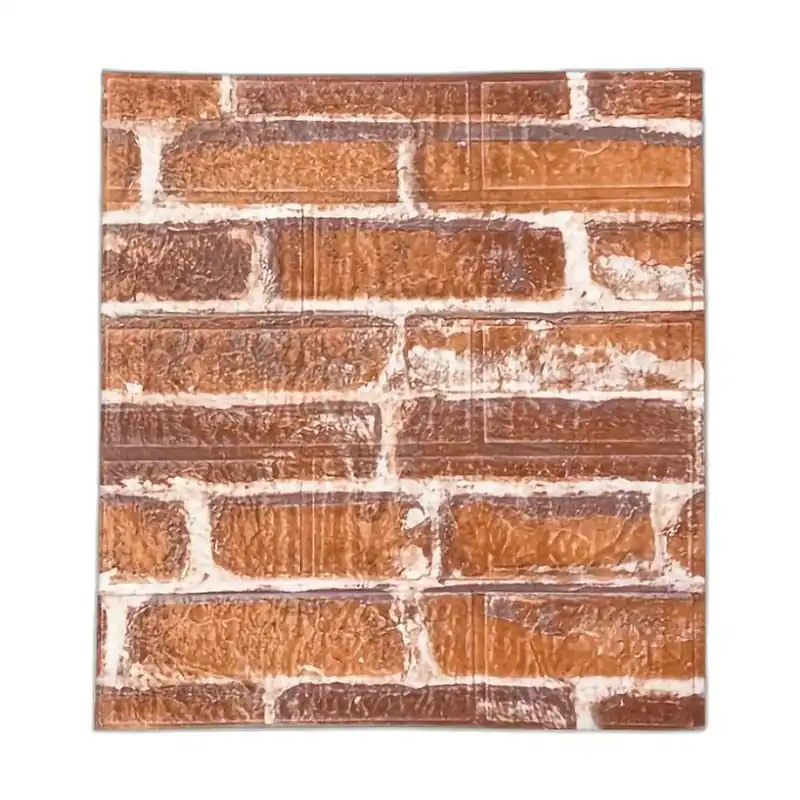 5/10kpl DIY 3D Pehmeä Tiili Tarra Vinyyli Vedenkestävä Seinäpaneeli Kodin Sisustus Ajankohtainen