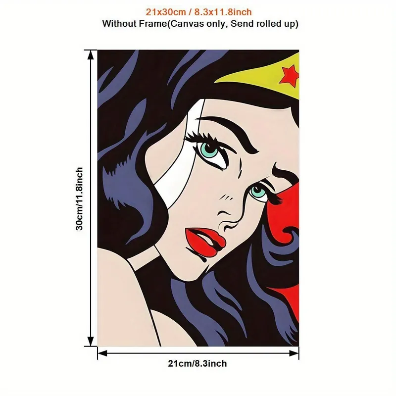 Kuuma Tarjous Maalaus kankaalle, 21,08*29,97cm be rėmelių